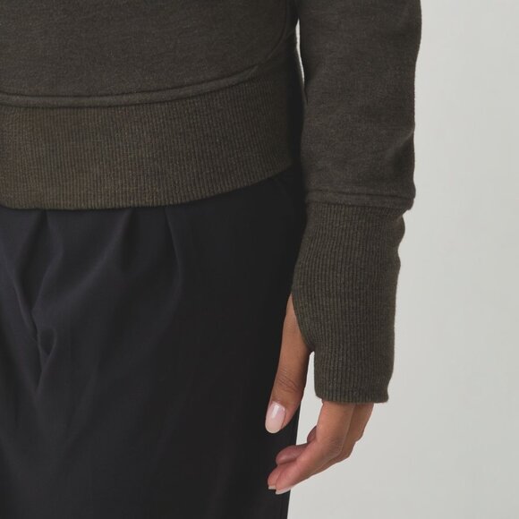 LULULEMON SCUBA HOOIE III IN HEATHERED DEEP CAMO SIZE 10 - Picture 6 of 6